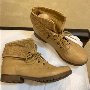 Tan boots Size 10